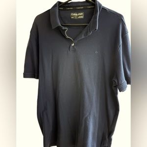 Calvin Klein (CK) navy blue polo shirt. Worn once.